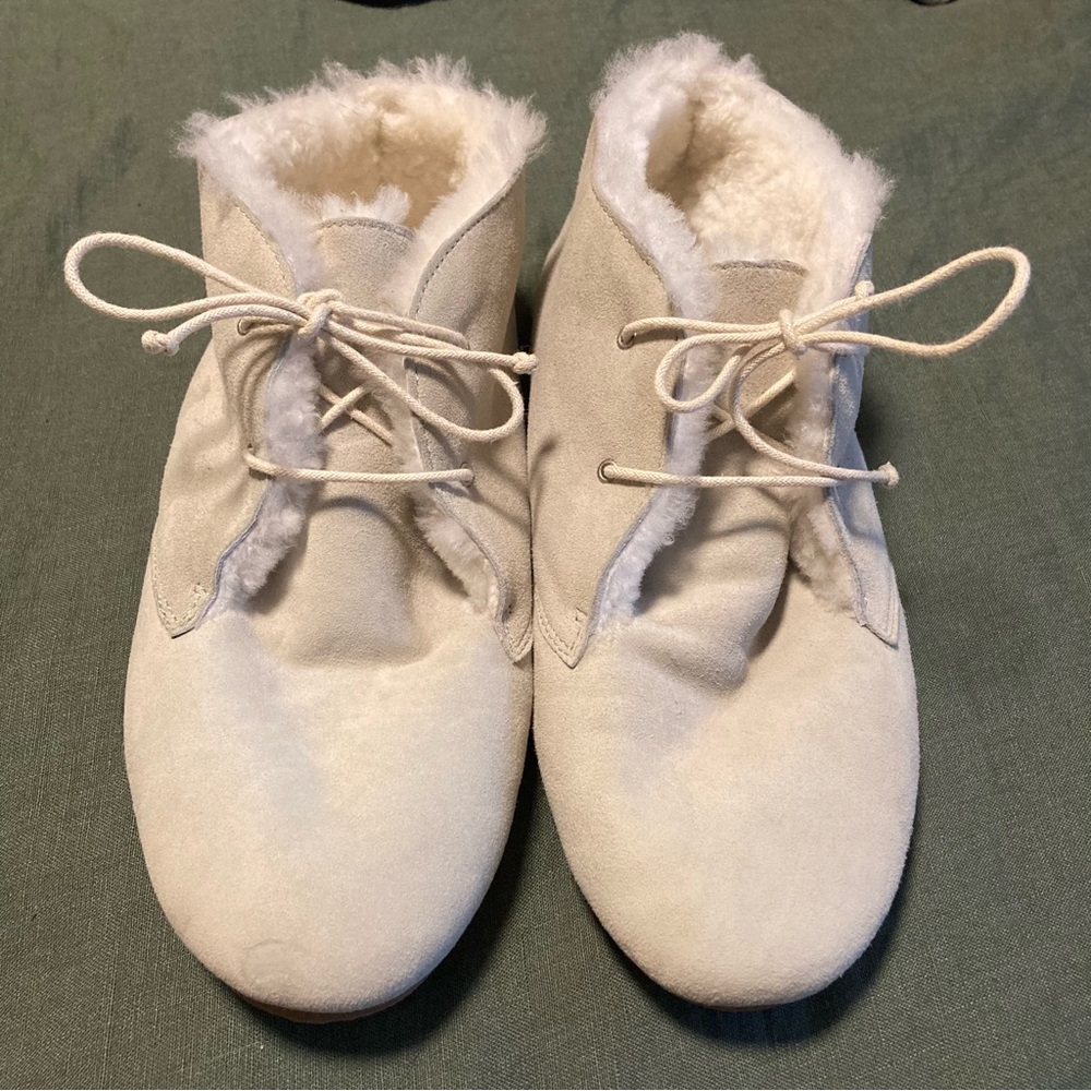 Hobes Wooly Hobe shearling lined slippers womens 6.5